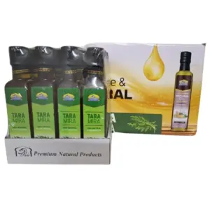 صورة كرتونة زيت التراميرا (بذور الجرجير) الطبيعي من الخير بوزن 250 مل في عرض توفير يحتوي على 12 قطعة