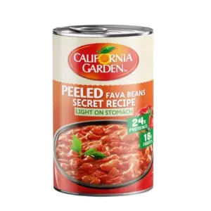 حدائق كاليفورنيا فول مدمس وصفة سرية 400 جم * 12