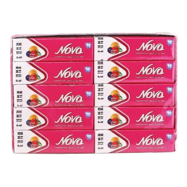 نوفا علكة بنكهة الفواكه 11.5جم * 20 * 12