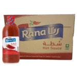 شطة رنا حارة 474 مل - كرتون 12 حبة - مكونات طبيعية 100% خالية من الألوان الاصطناعية.