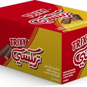 تريكسي بسكويت كراميل شوكولاتة 20 جم × 24 × 12