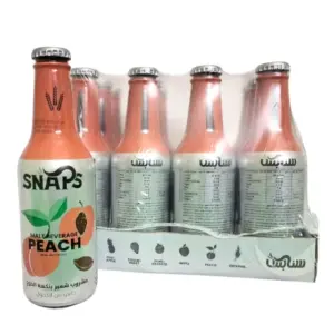 سنابس بنكهة الخوخ 250 مل * 12